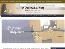 Tablet Screenshot of drchristinawong.com